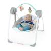 imageBright Starts Portable Automatic 6Speed Baby Swing with Adaptable Speed Taggies Music RemovableToyBar 09 Months 620 lbs Whimsical WildWhimsical Wild