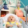 imageBright Starts Portable Automatic 6Speed Baby Swing with Adaptable Speed Taggies Music RemovableToyBar 09 Months 620 lbs Whimsical WildWhimsical Wild