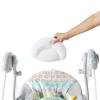 imageBright Starts Portable Automatic 6Speed Baby Swing with Adaptable Speed Taggies Music RemovableToyBar 09 Months 620 lbs Whimsical WildWhimsical Wild