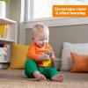 imageBright Starts Press ampamp Glow Spinner Cause and Effect Musical Baby Toy Age 6 MonthsMonkeys