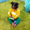 imageBright Starts Press ampamp Glow Spinner Cause and Effect Musical Baby Toy Age 6 MonthsSafari Driver