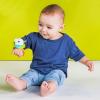 imageBright Starts Rattle ampamp Teethe Wrist Pals Toy Unicorn ampamp Llama Newborn 2 CountOrangeBlue
