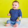 imageBright Starts Rattle ampamp Teethe Wrist Pals Toy Unicorn ampamp Llama Newborn 2 CountOrangeBlue