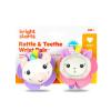 imageBright Starts Rattle ampamp Teethe Wrist Pals Toy Unicorn ampamp Llama Newborn 2 CountPink