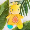 imageBright Starts Rattle ampamp Teethe Wrist Pals Toy Unicorn ampamp Llama Newborn 2 CountYellow
