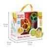imageBright Starts Rattle and Teethe Chillable Baby Teether Pretty in Pink Ages 3 Months EasyGrasp Oball Bundle Gift Set