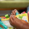 imageBright Starts Safari Buddies Soft Book Crinkle Plush Pages with Lion Monkey Elephant ampamp More Babys First Book Unisex Ages 0Safari Buddies