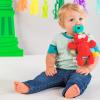 imageBright Starts Sesame Street Cozy Coo Soothing BPAFree Pacifier with Plush Toy  Elmo Ages Newborn   Green  442x204x417 Inch Pack of 1Elmo