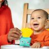 imageBright Starts SootheMate Plush Baby Teether Toy Unicorn Detachable PaciferShaped Teether for Newborns ampamp UpSmiles