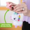 imageBright Starts SootheMate Plush Baby Teether Toy Unicorn Detachable PaciferShaped Teether for Newborns ampamp UpUnicorn