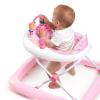 imageBright Starts Tiny Trek 2in1 Baby Activity Walker with Toy Station Adjustable Height and EasyFold Frame Jungle Vines Age 6 MonthsJuneberry Delight