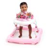imageBright Starts Tiny Trek 2in1 Baby Activity Walker with Toy Station Adjustable Height and EasyFold Frame Jungle Vines Age 6 MonthsJuneberry Delight