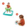 imageBright Starts Tiny Trek 2in1 Baby Activity Walker with Toy Station Adjustable Height and EasyFold Frame Jungle Vines Age 6 MonthsJungle Vines