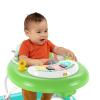 imageBright Starts Tiny Trek 2in1 Baby Activity Walker with Toy Station Adjustable Height and EasyFold Frame Jungle Vines Age 6 MonthsJungle Vines