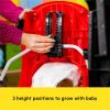 imageBright Starts Tiny Trek 2in1 Baby Activity Walker with Toy Station Adjustable Height and EasyFold Frame Jungle Vines Age 6 MonthsLittle Speedster
