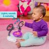 imageBright Starts Tiny Trek 2in1 Baby Activity Walker with Toy Station Adjustable Height and EasyFold Frame Jungle Vines Age 6 MonthsMinnie Mouse Go  Go Bows