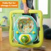 imageBright Starts Tiny Trek 2in1 Baby Activity Walker with Toy Station Adjustable Height and EasyFold Frame Jungle Vines Age 6 MonthsWanderlights