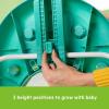 imageBright Starts Tiny Trek 2in1 Baby Activity Walker with Toy Station Adjustable Height and EasyFold Frame Jungle Vines Age 6 MonthsWanderlights