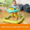 imageBright Starts Tiny Trek 2in1 Baby Activity Walker with Toy Station Adjustable Height and EasyFold Frame Jungle Vines Age 6 MonthsWanderlights