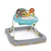 imageBright Starts Tiny Trek 2in1 Baby Activity Walker with Toy Station Adjustable Height and EasyFold Frame Jungle Vines Age 6 MonthsZig Zag Zebra