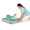 imageBright Starts Tiny Trek 2in1 Baby Activity Walker with Toy Station Adjustable Height and EasyFold Frame Jungle Vines Age 6 MonthsZig Zag Zebra