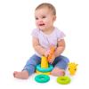 imageBright Starts Treat Tower Stacking Toy with Teether in Cupcake and Donut Shapes Develop Fine Motor Skills Unisex 6 MonthsGiraffe Tower