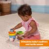 imageBright Starts Treat Tower Stacking Toy with Teether in Cupcake and Donut Shapes Develop Fine Motor Skills Unisex 6 MonthsTreat Tower