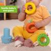 imageBright Starts Treat Tower Stacking Toy with Teether in Cupcake and Donut Shapes Develop Fine Motor Skills Unisex 6 MonthsTreat Tower
