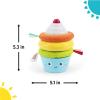 imageBright Starts Treat Tower Stacking Toy with Teether in Cupcake and Donut Shapes Develop Fine Motor Skills Unisex 6 MonthsTreat Tower