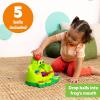 imageBright Starts Tropical Twirl Ball Play Toy with Lights ampamp Music 5 Balls Included Unisex 6 MonthsPoppin Ball Frog