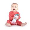 imageBright Starts Unicorn Sparkle ampamp Shine Plush TakeAlong Stroller or Carrier Toy Ages 0 Month PinkUnicorn