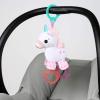 imageBright Starts Unicorn Sparkle ampamp Shine Plush TakeAlong Stroller or Carrier Toy Ages 0 Month PinkUnicorn