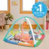 imageBright Starts Wild Wiggles Baby Activity Gym ampamp Play Mat with FoldingToy bar Newborn and up  Green 185 x 291 x 291Jungle Jubilee