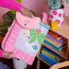 imageBright Starts Wild Wiggles Baby Activity Gym ampamp Play Mat with FoldingToy bar Newborn and up  Green 185 x 291 x 291Pink Palms