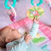 imageBright Starts Wild Wiggles Baby Activity Gym ampamp Play Mat with FoldingToy bar Newborn and up  Green 185 x 291 x 291Pink Palms