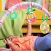 imageBright Starts Wild Wiggles Baby Activity Gym ampamp Play Mat with FoldingToy bar Newborn and up  Green 185 x 291 x 291Pink Palms