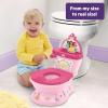 imageDisney Baby Finding Nemo My Size Potty Training Toilet by Bright Starts Toddler Potty Chair with Flushing ampamp Cheering Sounds Removable Seat with Splash Guard ampamp Handles Ages 18 Months Up to 50 lbsPrincess
