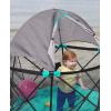 imageDisney Baby Finding Nemo Pop N Play Deluxe Portable Playard by Bright Starts PopandFold Baby Beach Tent UVAUVB Protection IndoorOutdoor 6 MonthsBlue Deluxe Playard