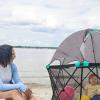 imageDisney Baby Finding Nemo Pop N Play Deluxe Portable Playard by Bright Starts PopandFold Baby Beach Tent UVAUVB Protection IndoorOutdoor 6 MonthsBlue Deluxe Playard