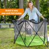 imageDisney Baby Finding Nemo Pop N Play Deluxe Portable Playard by Bright Starts PopandFold Baby Beach Tent UVAUVB Protection IndoorOutdoor 6 MonthsGreen