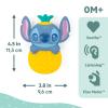 imageDisney Baby Stitch Tropical Teethe Rattle ampamp Teether by Bright Starts Pineapple Shaped Activity Teether Toy for Newborns and UpTropical Teethe Rattle  Teether