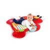imageStarts Sesame Street Tummy Time Elmo Prop Mat with 3 Detachable Newborn Toys and Multiple Textures and Flaps for Baby Gyms and Playmats