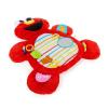 imageStarts Sesame Street Tummy Time Elmo Prop Mat with 3 Detachable Newborn Toys and Multiple Textures and Flaps for Baby Gyms and Playmats