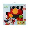 imageStarts Sesame Street Tummy Time Elmo Prop Mat with 3 Detachable Newborn Toys and Multiple Textures and Flaps for Baby Gyms and Playmats
