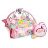 imageBright Starts 5in1 Your Way Ball Play Baby Activity Play Gym ampamp Ball Pit Includes 7 Toys Newborn to Toddler  Rainbow Tropics PinkRainbow Tropics