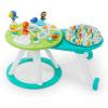 imageBright Starts Around We Go 2in1 Baby Walker Discovery Activity Center and Table Tropic Coral Ages 6 MonthsTropical Cool