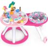 imageBright Starts Around We Go 2in1 Baby Walker Discovery Activity Center and Table Tropic Coral Ages 6 MonthsTropical Coral