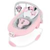 imageBright Starts Disney Baby Winnie The Pooh Baby Bouncer Soothing Vibrations Deluxe Infant Seat  Faux Suede Music Removable Toy Bar 06 Months 620 lbs Dots ampamp Hunny PotsMinnie Mouse