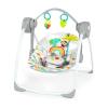 imageBright Starts Portable Automatic 6Speed Baby Swing with Adaptable Speed Taggies Music RemovableToyBar 09 Months 620 lbs Whimsical WildPlayful Paradise