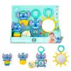 imageDisney Baby Stitch Tropical Treasures Gift Set by Bright Starts with 4 Stitch Inspired Toys Including BabySafe Mirror and Teether Newborns ampamp Up